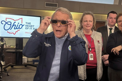 Ohio Gov. DeWine says precautions ensure 'a great day' in leadup to eclipse