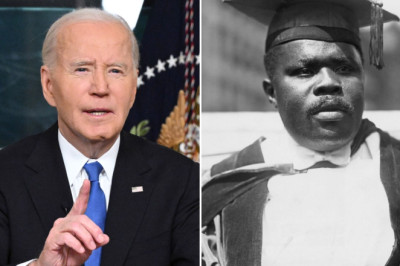 Biden pardons late Black activist Marcus Garvey, 4 others