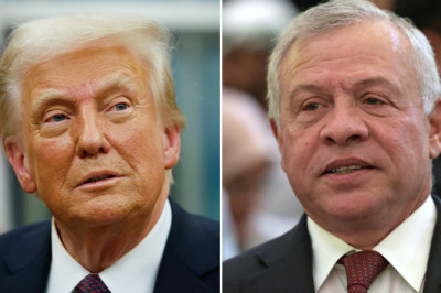 Trump meets with Jordan’s king amid tense talks about resettling Palestinians