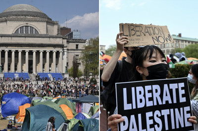 Universities that enable protest encampments would lose funding under proposed law