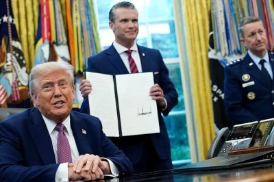 Supporters hail Trump’s Pentagon rebrand as ‘honest,’ critics call it reckless