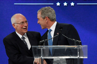 Bush hails Cheney as 'the one I needed' as vice president