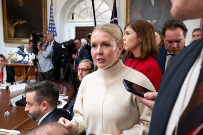 Hungarian leader says he wants to hire Karoline Leavitt after she rips 'fake news' in impromptu takedown