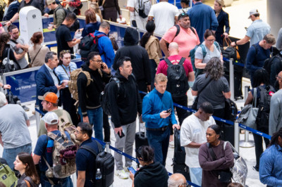 Shutdown nears an end, but flight delays and cancellations keep piling up, data shows