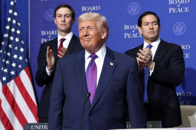 Trump says US contributing $10B to Board of Peace, Iran must reach nuclear deal or 'bad things happen'